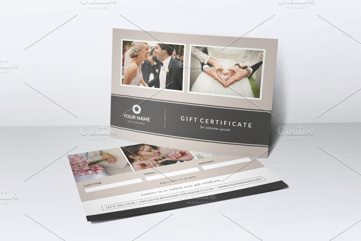 Photography Gift Certificate Templat, a Marketing Template by NM-Design-Studio (Photo 2 of 2)
