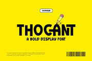Thocant, a Sans Serif Font by khurasan (Thumbnail 1 of 5)