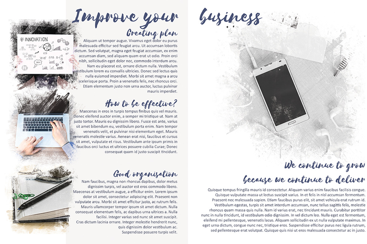 Multipurpose Artistic Brochure, a Brochure Template by GrafxFun (Photo 20 of 23)