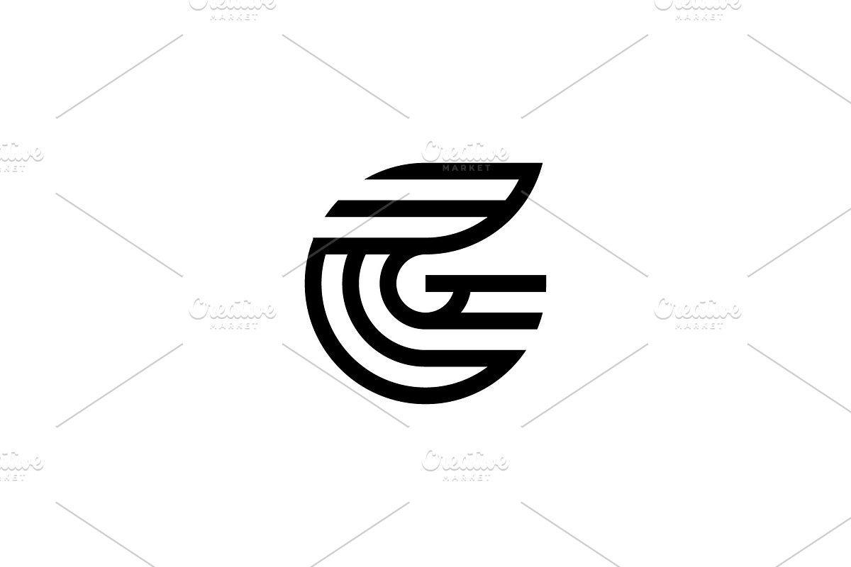 creative letter G logo, a Branding & Logo Template by kurostd