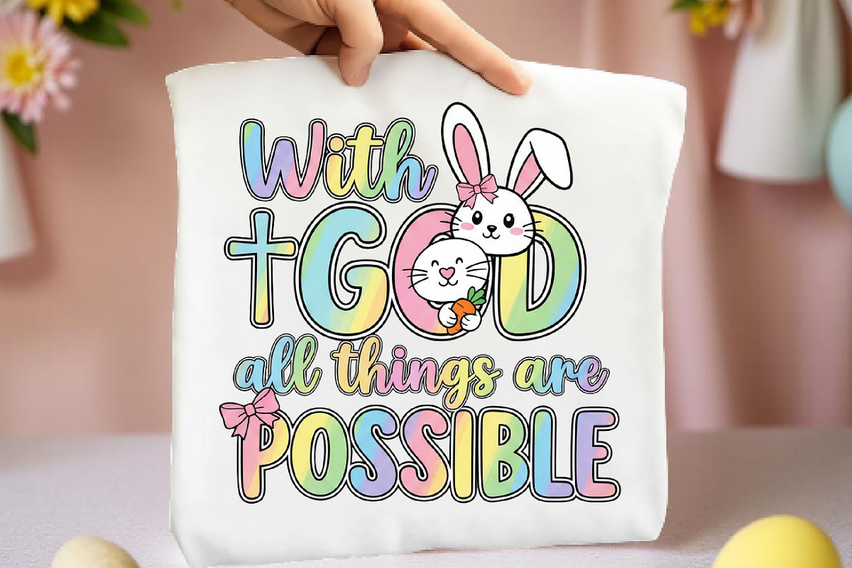 With God All Things Are Possible Png, an Illustration by DreamArtGraphic (Photo 3 of 4)