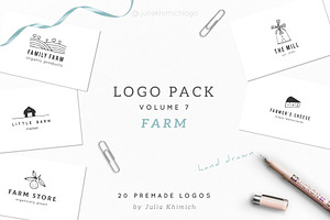 Logo Pack Volume 8. Farm
