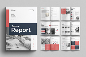 Annual Report Template, a Brochure Template by TemplatesForest