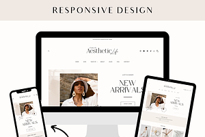 Shopify Theme Aesthetic White