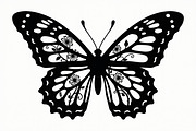 Flying Butterfly Vector Silhouette, an Illustration by Amazin_art (Thumbnail 17 of 21)