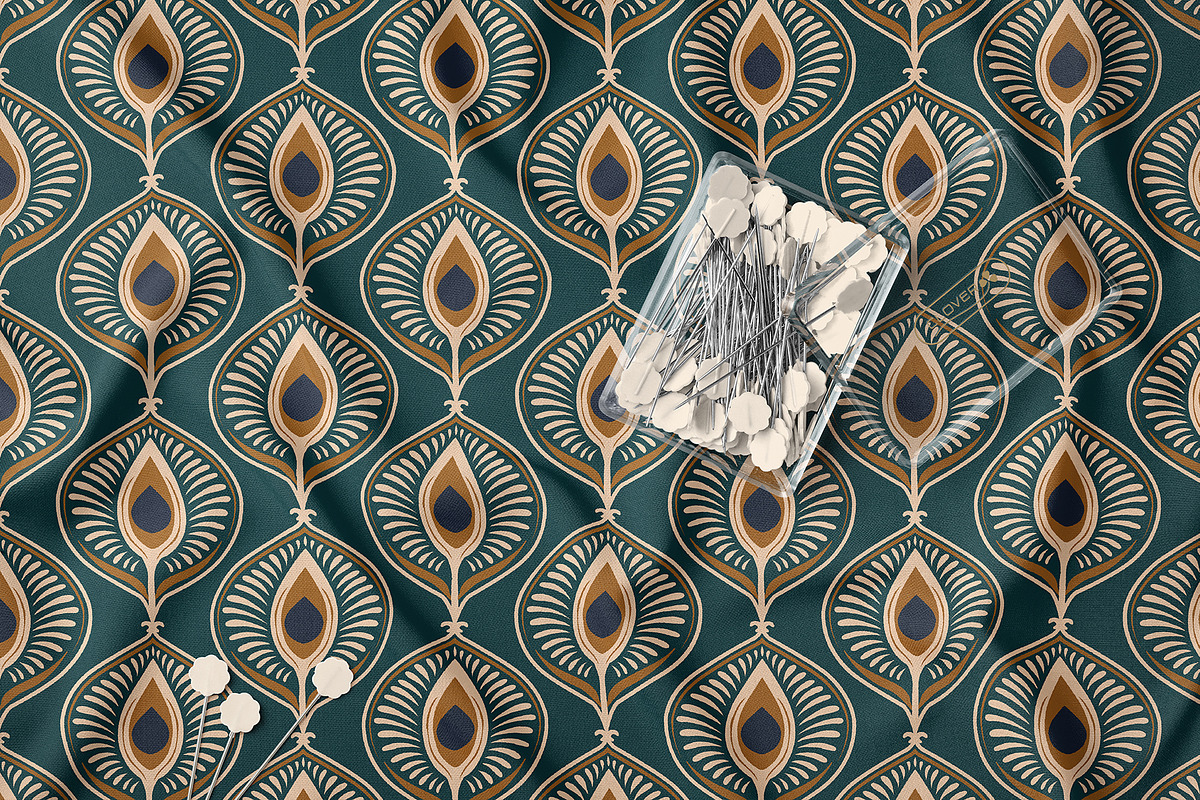 Ethnic Damask Geometric Pattern, a Pattern Graphic by StudioGlouna (Photo 7 of 10)