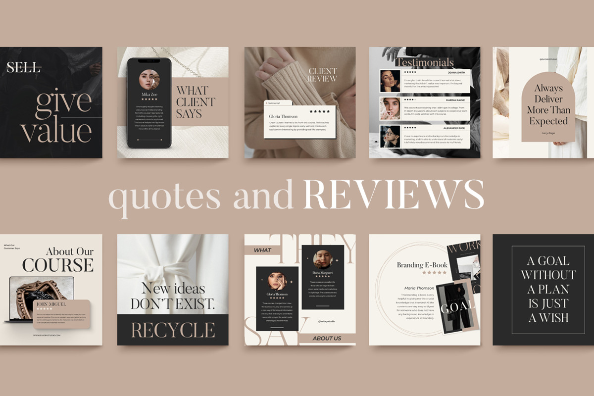 Product Mockup Instagram CANVA PS, a Social Media Template by Eviory (Photo 9 of 12)