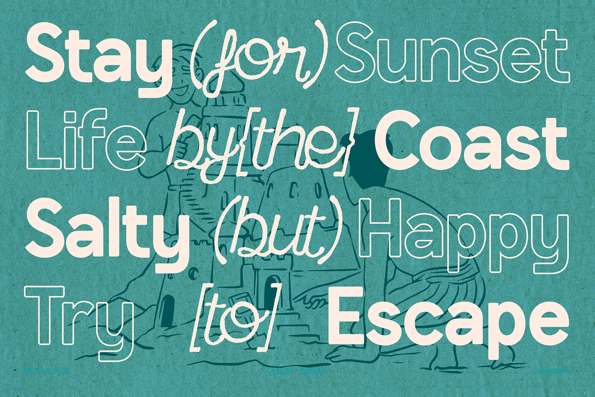 Tirah Monk – Script & Sans Font Duo, a Sans Serif Font by Casloop Studio (Photo 9 of 10)