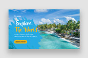 Travel Youtube Thumbnail Bundle, a Social Media Template by Shahjahangdb1 (Thumbnail 8 of 21)