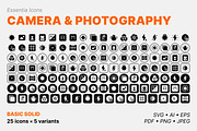Camera & photography icons (Solid), a Solid Icon by Totto House (Thumbnail 2 of 3)