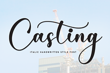 Casting | Script Font