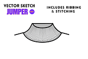 Slim Fit Jumper, an Apparel Mockup by Doroty Dafne Designs (Thumbnail 4 of 7)