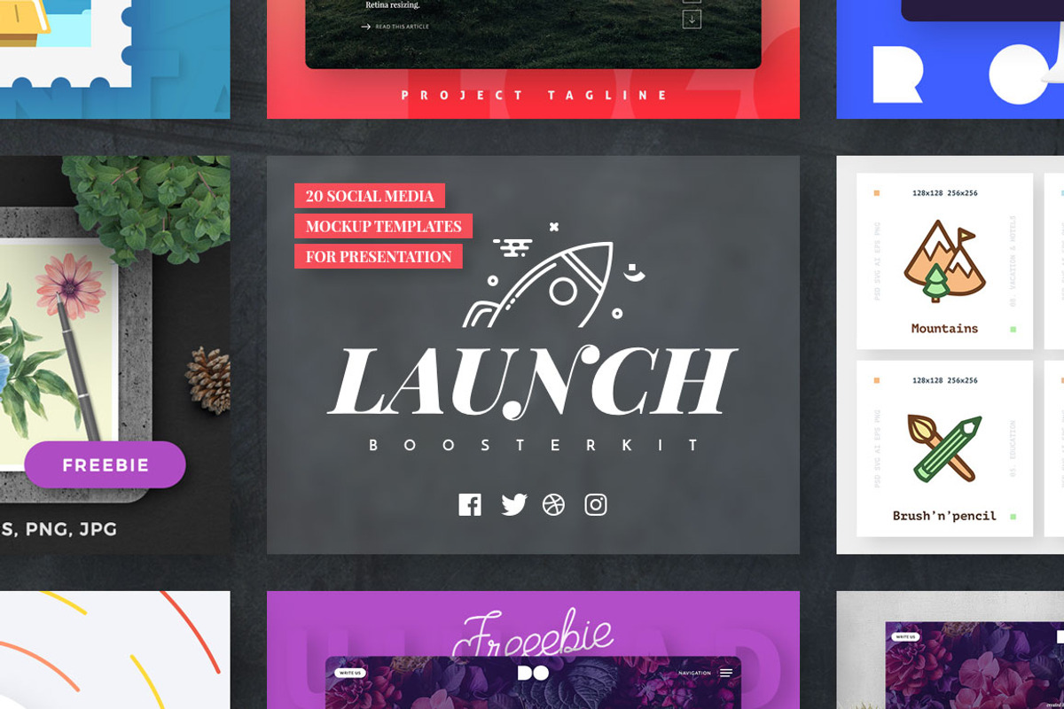 Download Launch Booster UI Kit
