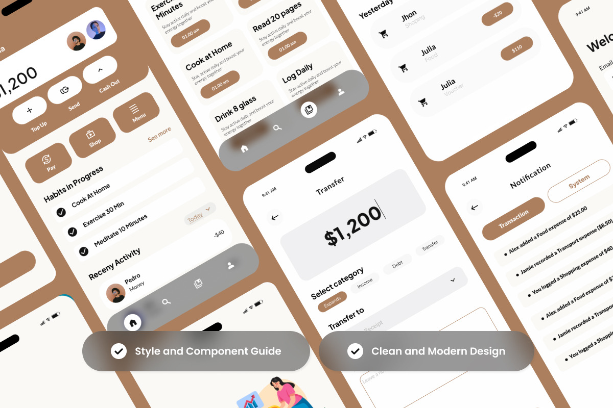 Couplio - Tactile Couple Fintech App, an App Template by productype1 (Photo 4 of 5)