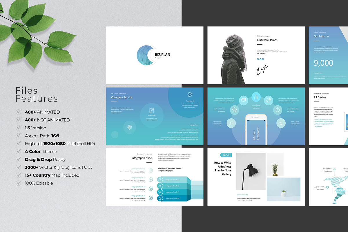 Business Plan PowerPoint Template, a Presentation Template by WhiteGraphic (Photo 3 of 50)