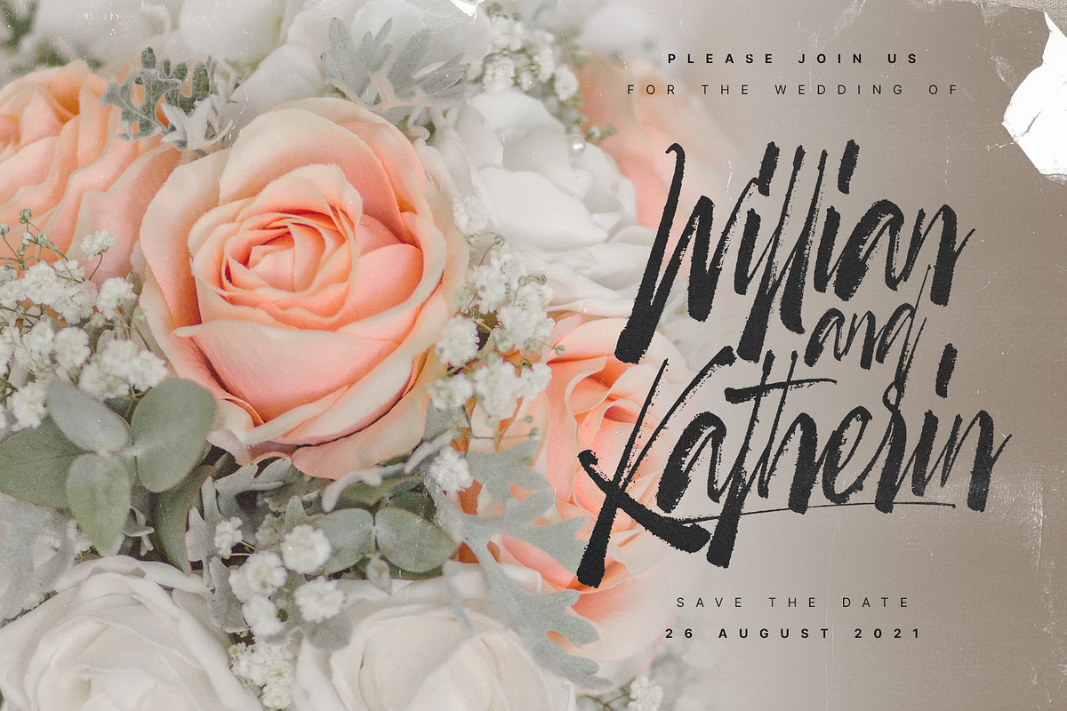 Vanville Handmade Script Font, a Script Font by Alif Devan R. (Photo 5 of 7)