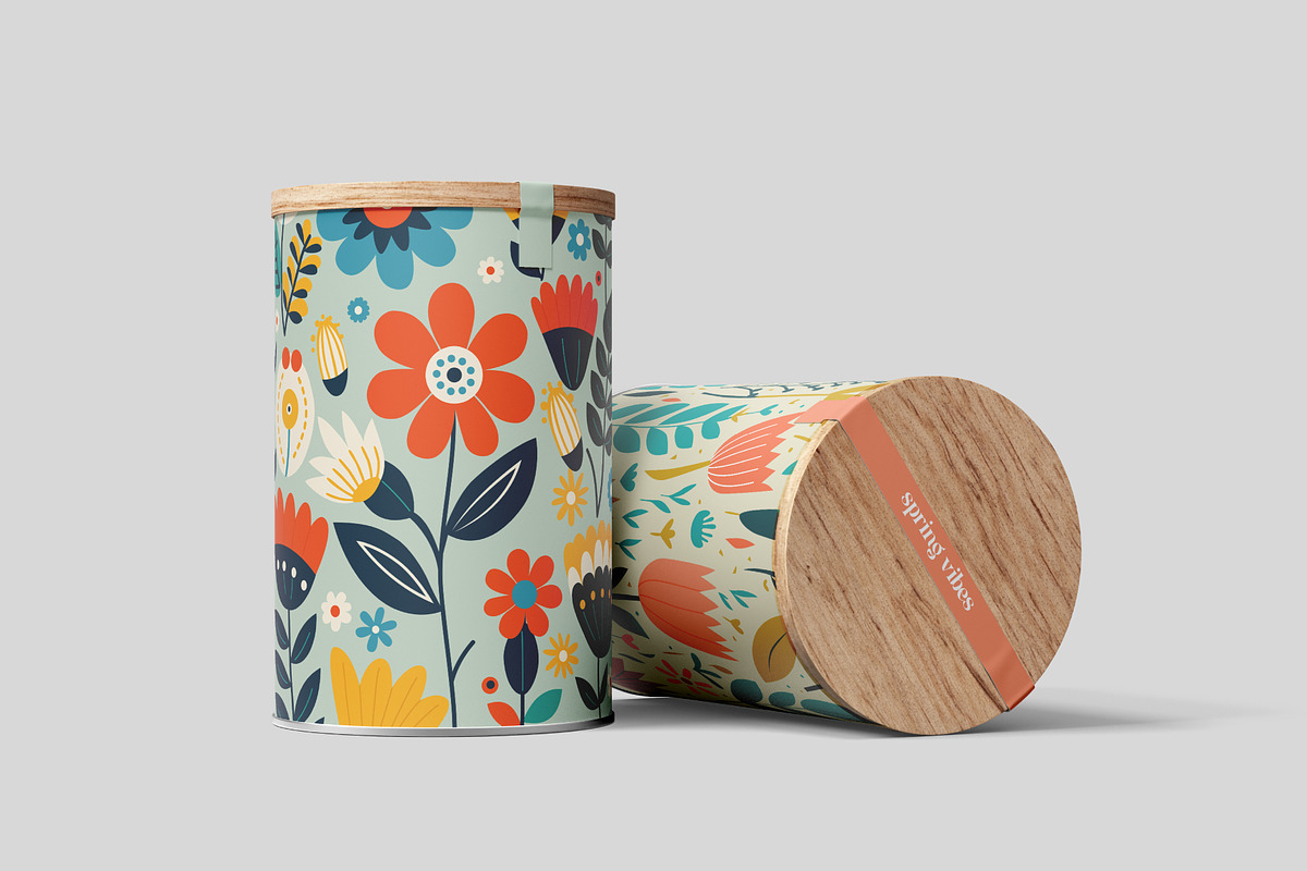 Spring Vibes Vector Graphics, a Pattern Graphic by KristinaK3 (Photo 6 of 8)