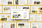 Mental Health - PowerPoint Template, a Presentation Template by Iqsiart Studio (Thumbnail 1 of 3)