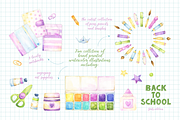 Back to School Girls edition clipart, an Education Illustration by Tatiana Troian (Thumbnail 2 of 5)
