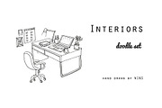 Interiors. EPS - JPEG - PNG, a Decorative Illustration by WINS Doodle shop (Thumbnail 1 of 5)