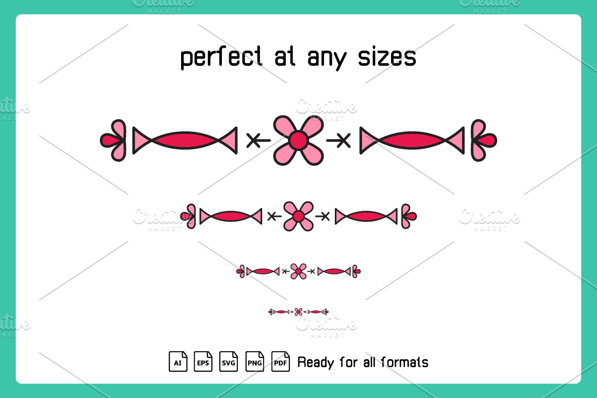 Text Divider & Separator Arrow Line, a Decorative Illustration by Designfour (Photo 2 of 6)