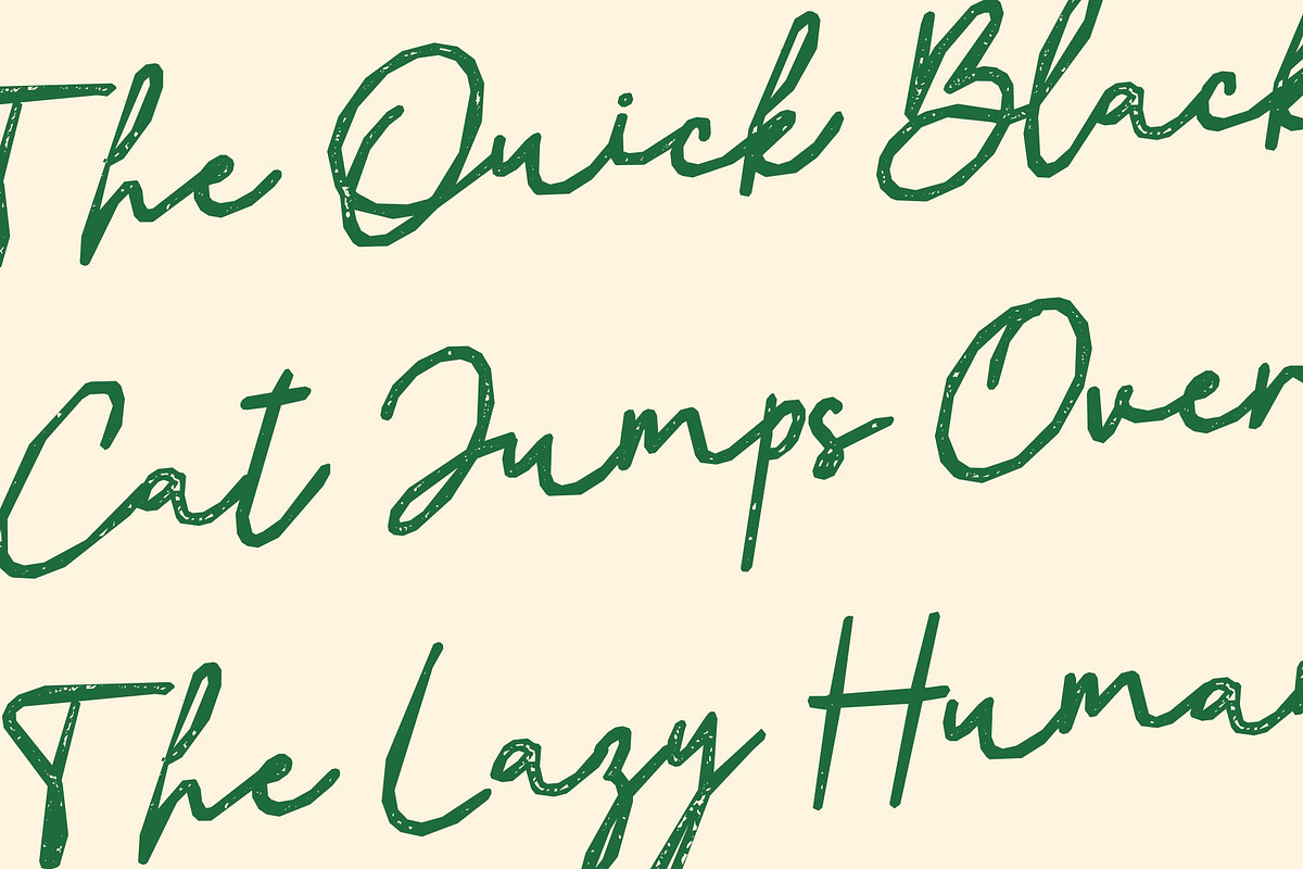 CS Brisa Stamp, a Script Font by Craft Supply Co. (Photo 7 of 8)