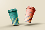Take Away Paper Coffee Cup Mockups, a Cups & Container Mockup by dpi (Thumbnail 9 of 24)