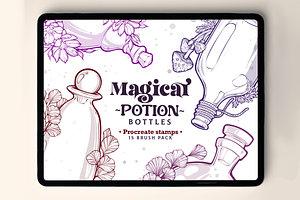 Magical Potion Stamp Brushes