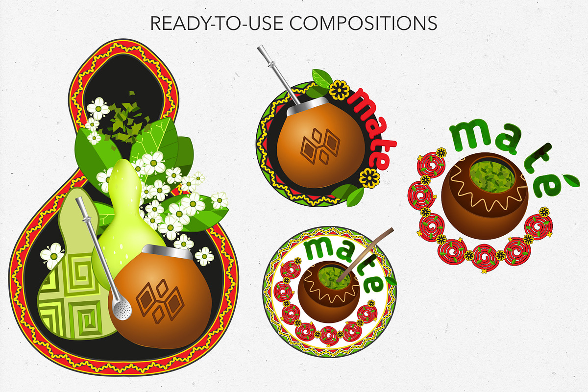 Yerba Mate Design Toolkit., a Brush Add-On by IrinaCzaran (Photo 4 of 7)