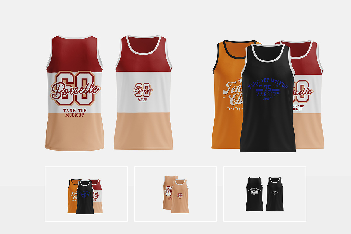 Tank Top Mockup, a Shirt Mockup by PixelPiknik (Photo 1 of 6)