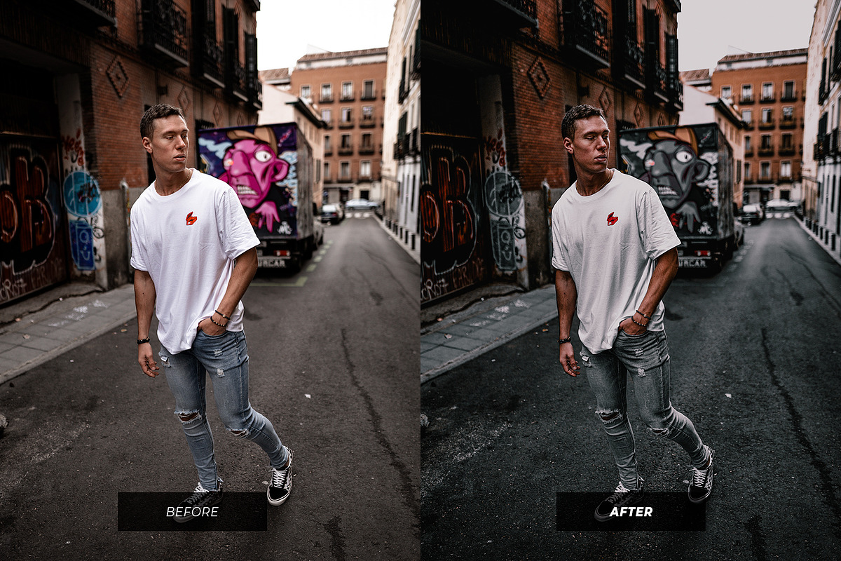 Luxury Black Lightroom Presets, an Action Add-On by Lavinsky Art Store (Photo 3 of 11)