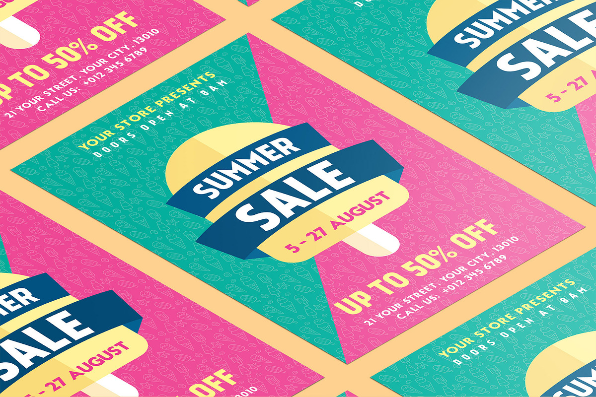 Summer Sale Flyer, a Flyer Template by Rafoz (Photo 3 of 3)