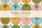 Palm Grove Prints & Patterns, a Pattern Graphic by GND ART STUDIO (Thumbnail 1 of 8)