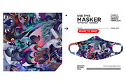 Cute Masker Design & mockup, a Mask Mockup by singpentinkhappy (Thumbnail 12 of 16)