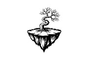 50 Floating Island Bonsai Vector Bun, an Illustration by Designs_River (Thumbnail 49 of 51)