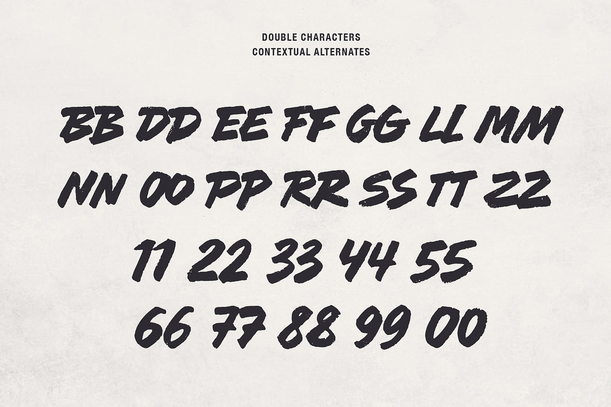 Rogue Legends - Brush Font, a Handwritten Font by Andrey Sharonov (Photo 18 of 21)