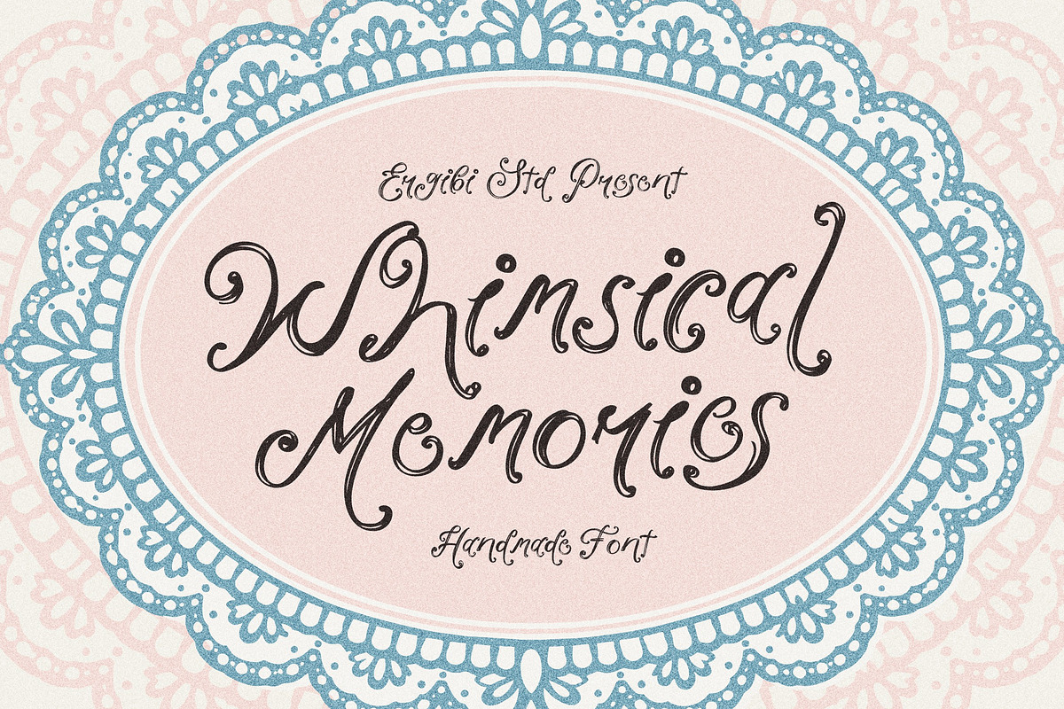 Whimsical Memories - Handmade Font, a Handwritten Font by ErgibiStudio (Photo 1 of 10)