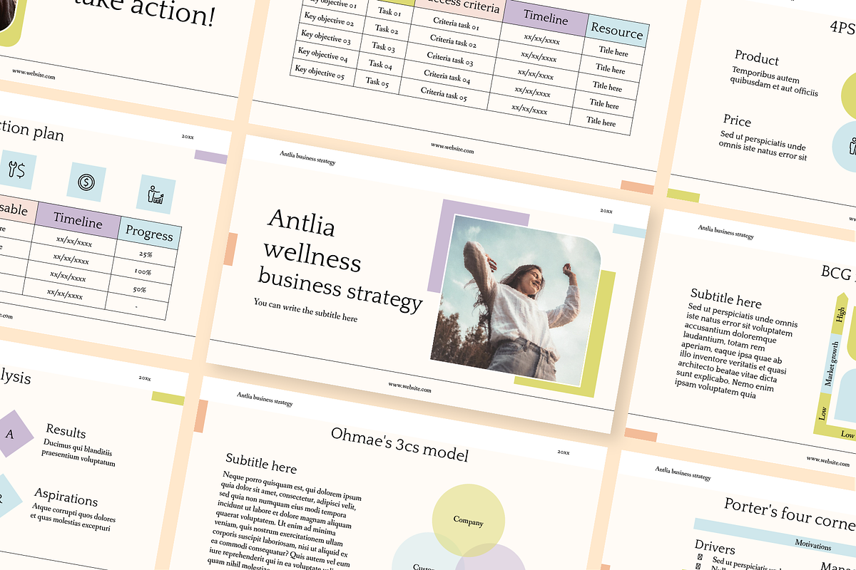 Business Strategy Presentation, a Presentation Template by Hamocreate (Photo 1 of 9)