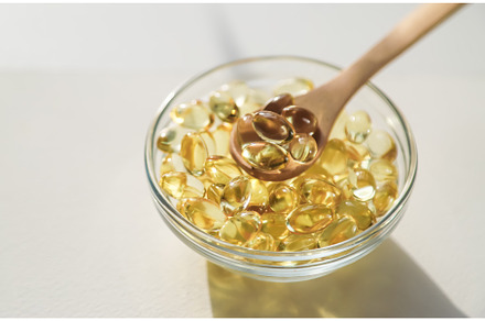 Vitamin E in fat-soluble capsules, a Health & Medical Photo by yanadjana