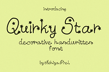 Quirky Star Celestial Font