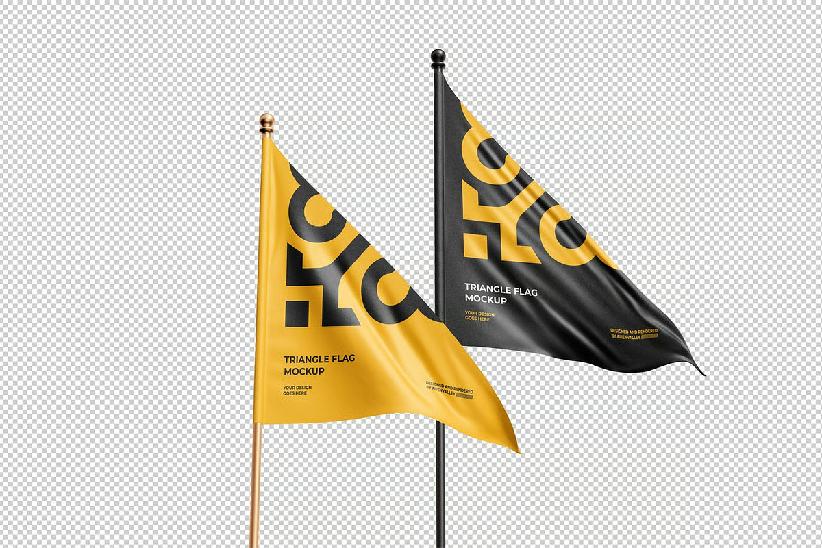 Flag Mockup, an Advertising Mockup by zpackcreative (Photo 7 of 7)