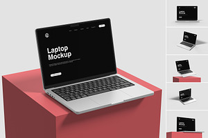 MacBook Pro 14-inch Mockup Set