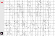 Procreate Couple Body Poses Anime, a Brush Add-On by ArtPrintBabe (Thumbnail 10 of 12)