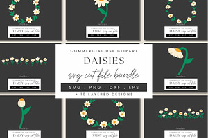 Daisy Papercraft SVG Bundle, Layered, an Illustration by illuztrate