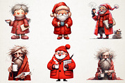 Santa Clipart, an Illustration by RobertsArt (Thumbnail 3 of 7)