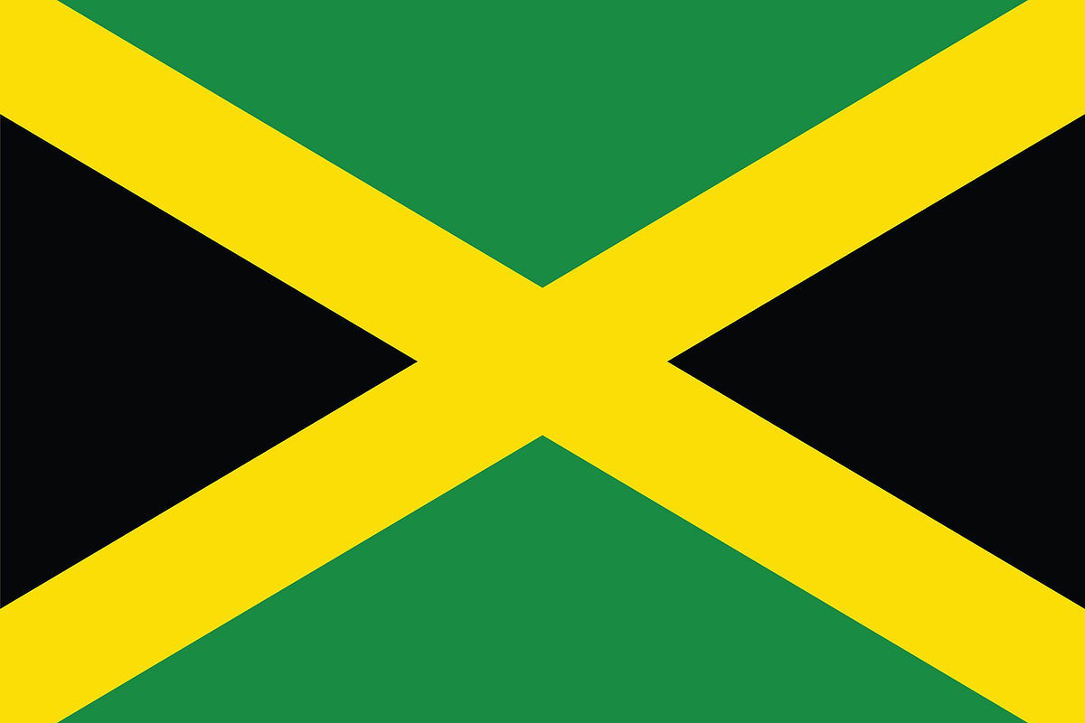 Vector of Jamaican flag., an Icon by MorningStar