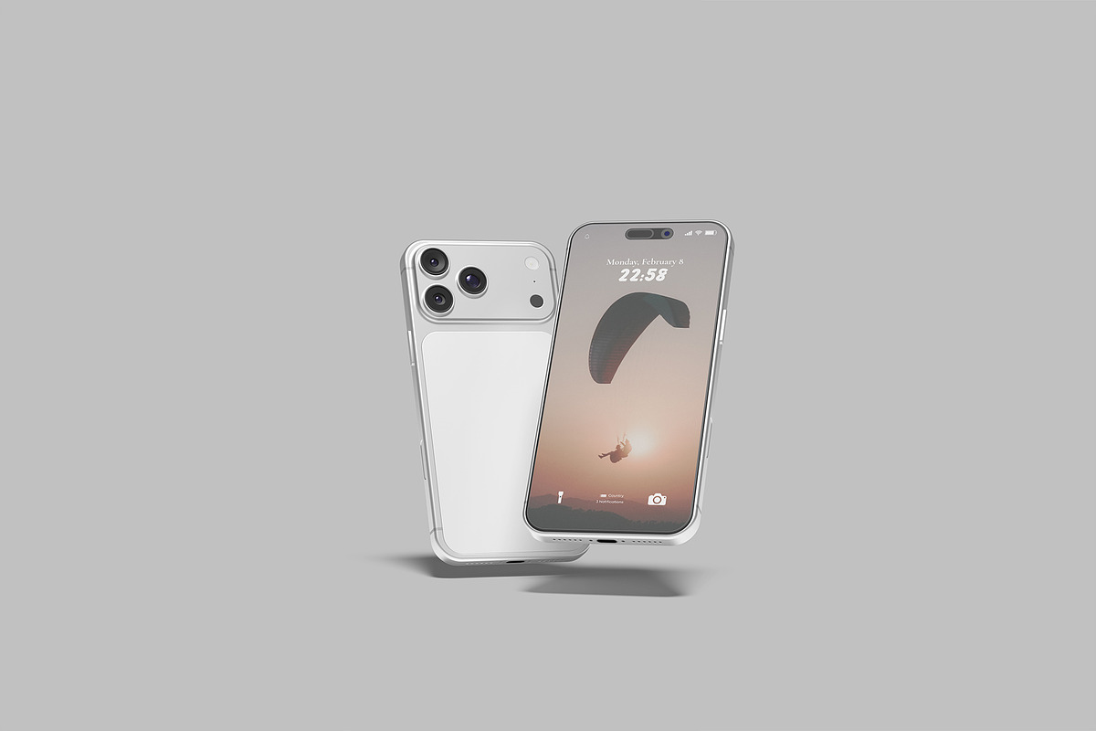 Phone 17 Promax Mockup, a Device Mockup by rizalamora (Photo 3 of 11)