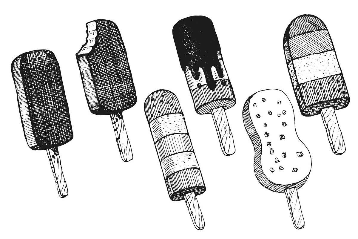 Ice cream collection part 1, an Object Graphic by ZotovShop (Photo 3 of 4)