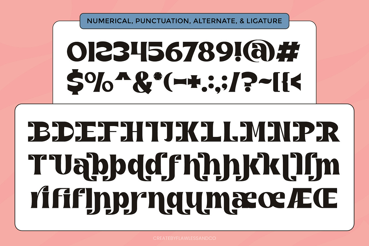 Longue Brishore - Retro Font, a Font by Flawless And Co (Photo 9 of 10)