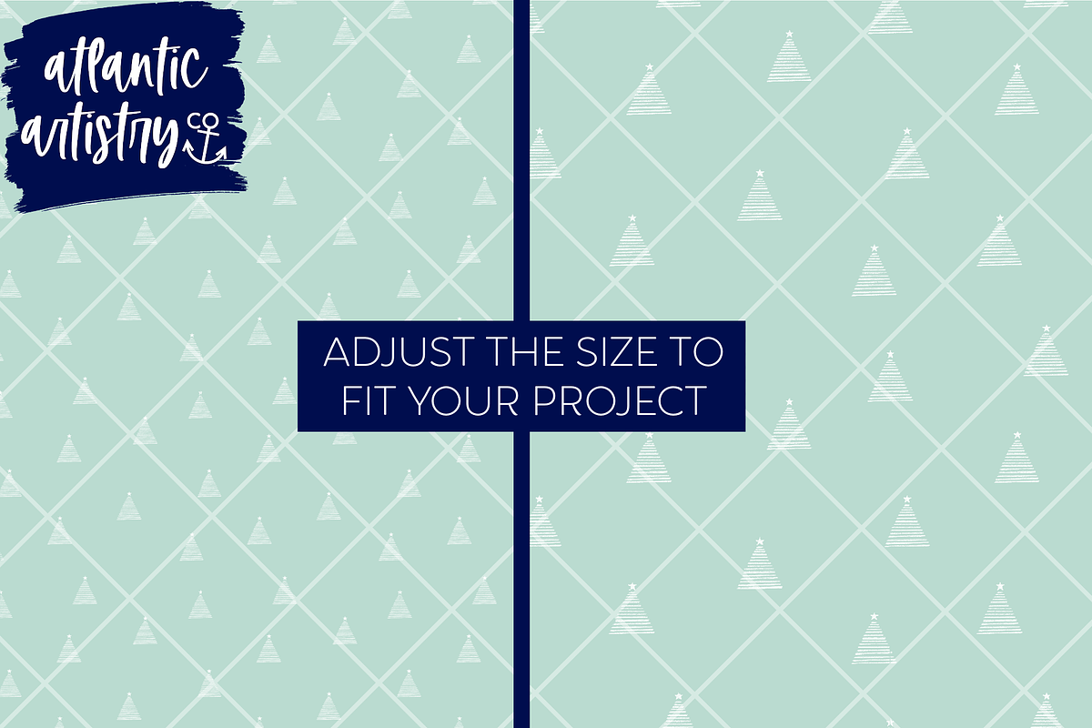 Christmas tree seamless background, a Background Graphic by Atlantic Artistry (Photo 3 of 3)